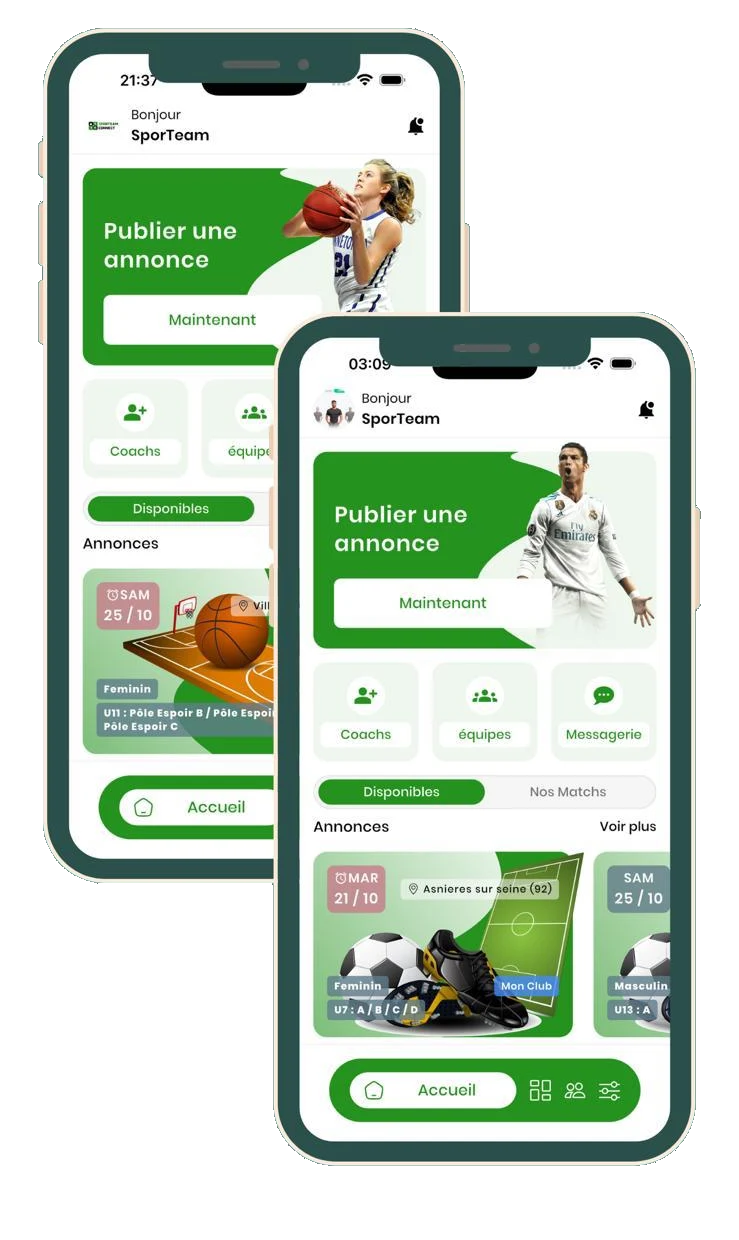 Application Sporteam Connect